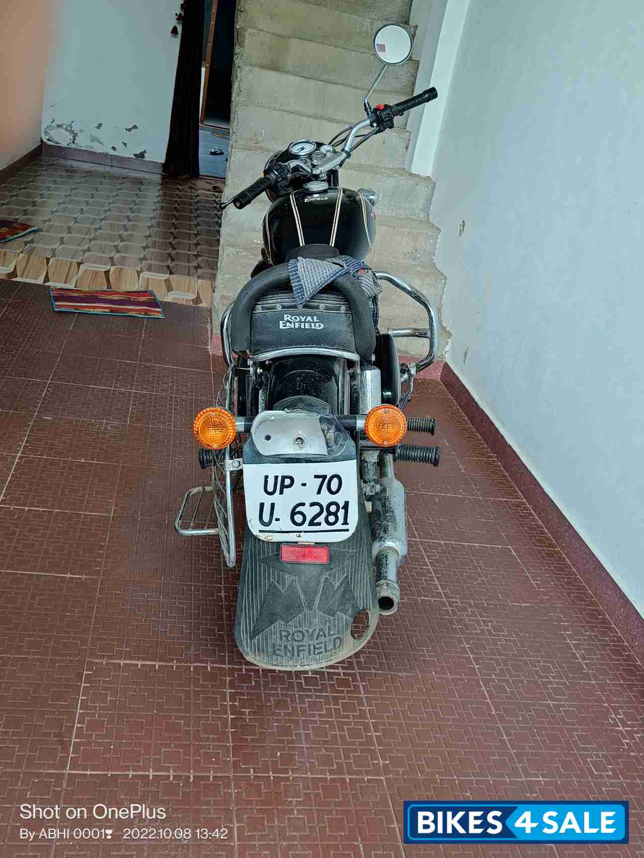 Black Royal Enfield Bullet Electra