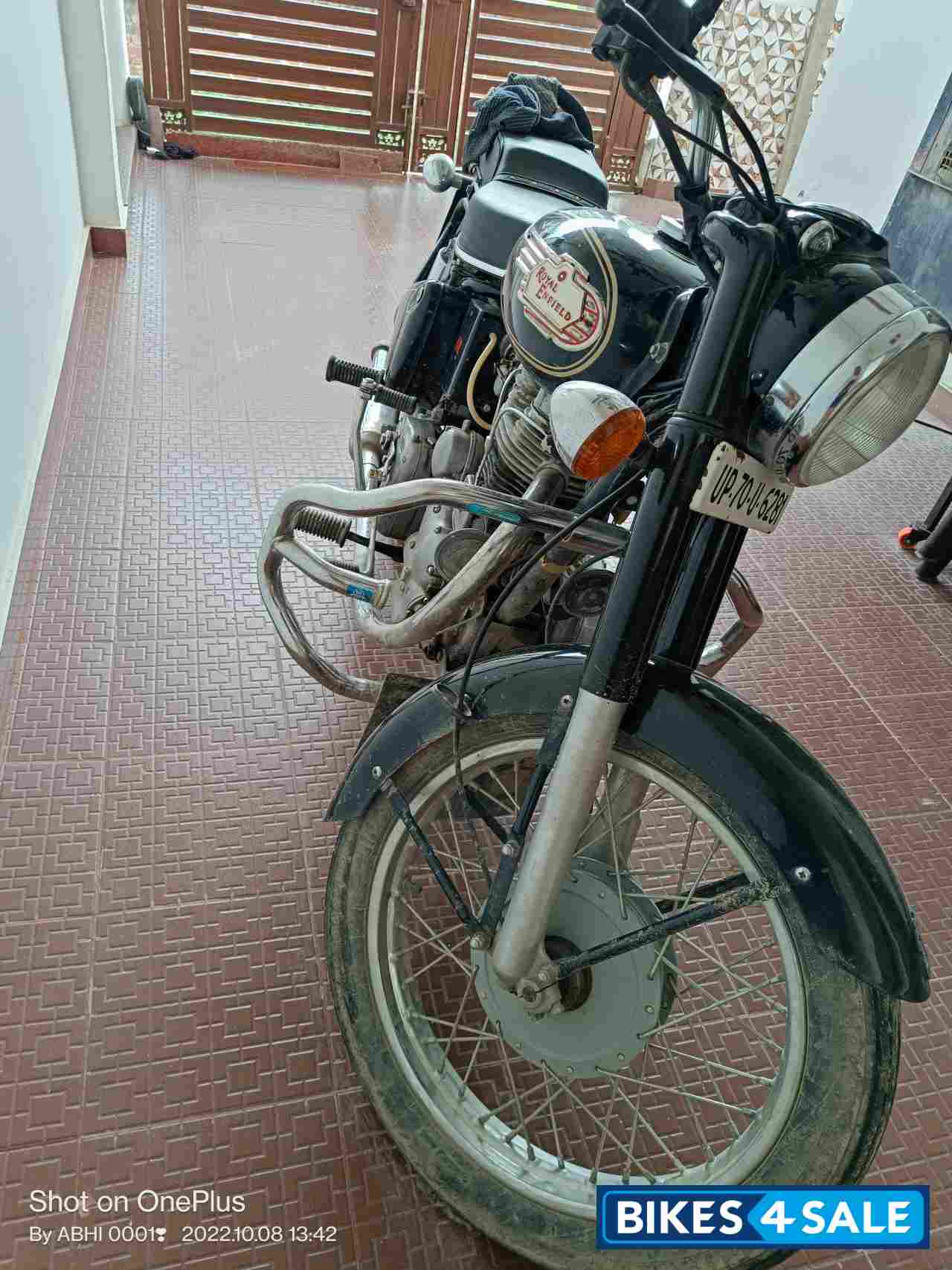 Black Royal Enfield Bullet Electra