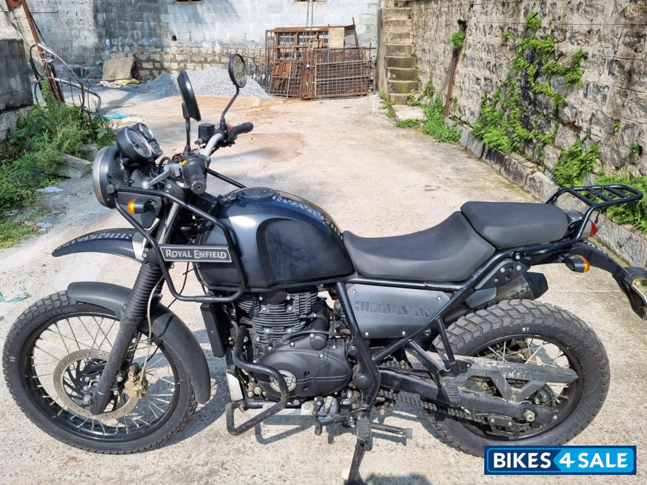 Black Royal Enfield Himalayan