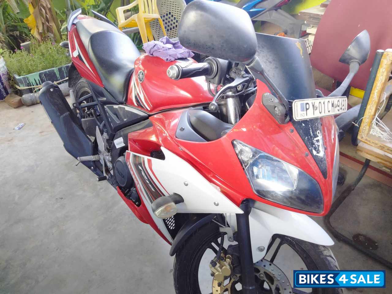Red, White Yamaha YZF R15 S