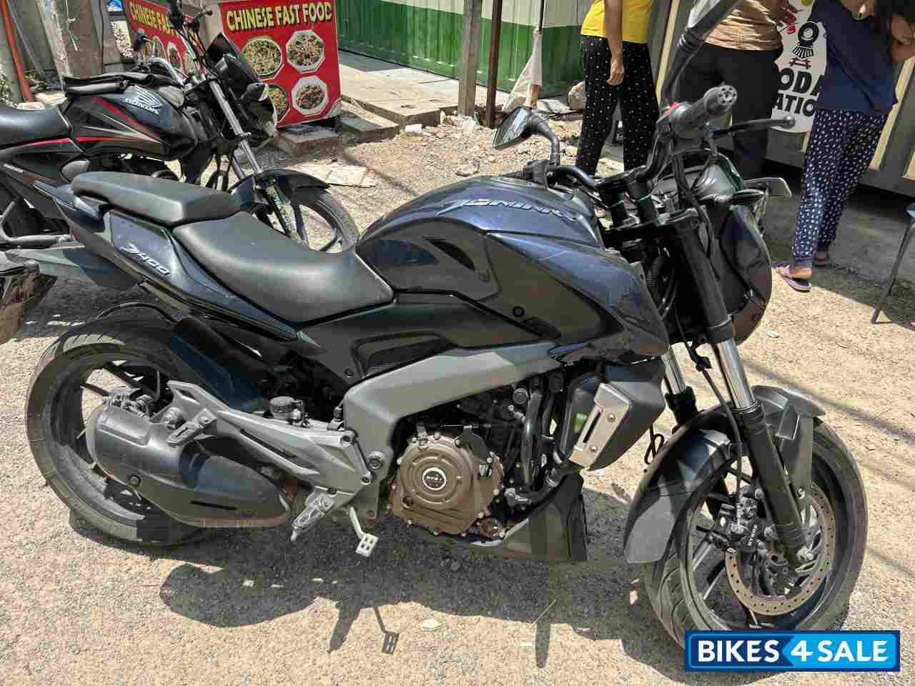 Dark Blue Bajaj Dominar 400