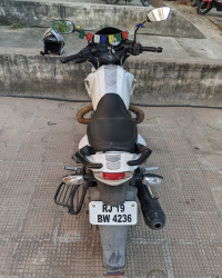 White TVS Apache RTR 180 ABS