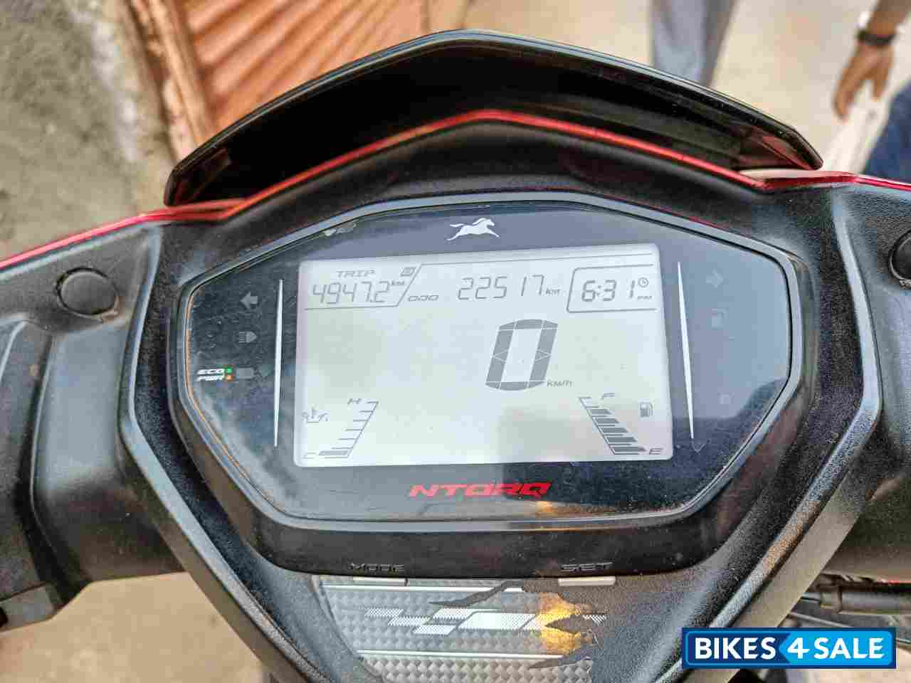 Red And Black TVS NTORQ 125