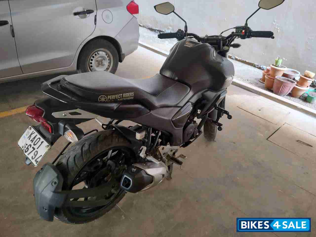 Matt Black Yamaha FZ-S FI V3