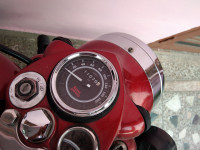 Maroon/red Royal Enfield Bullet 350 ES