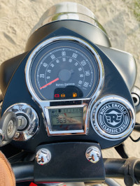 Stealth Black Royal Enfield Classic 350 Dual Channel BS6