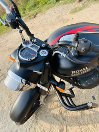 Stealth Black Royal Enfield Classic 350 Dual Channel BS6