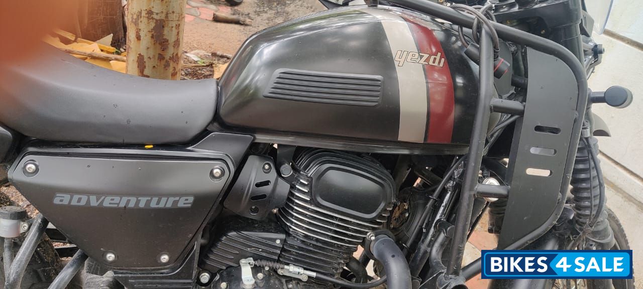 Black Yezdi Adventure Camo