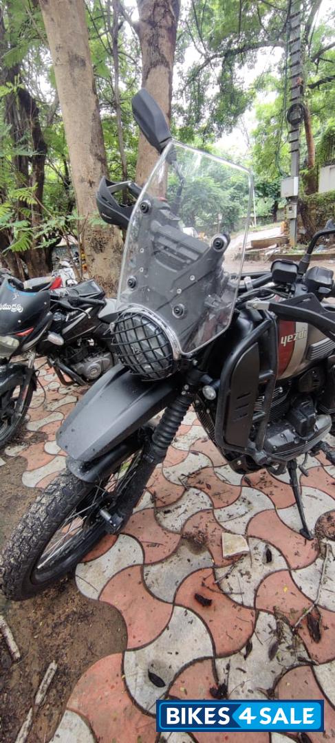 Black Yezdi Adventure Camo