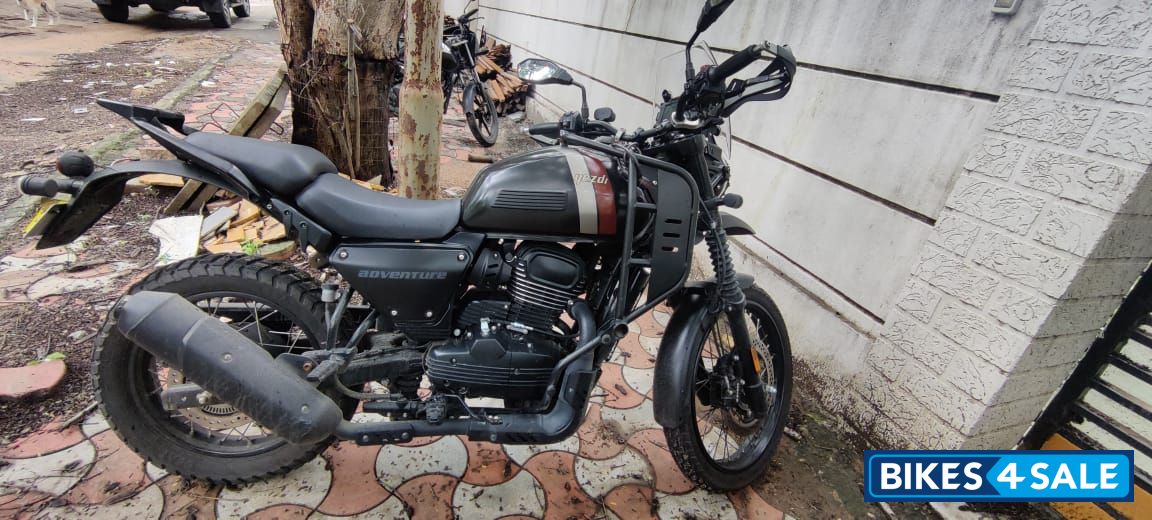 Black Yezdi Adventure Camo