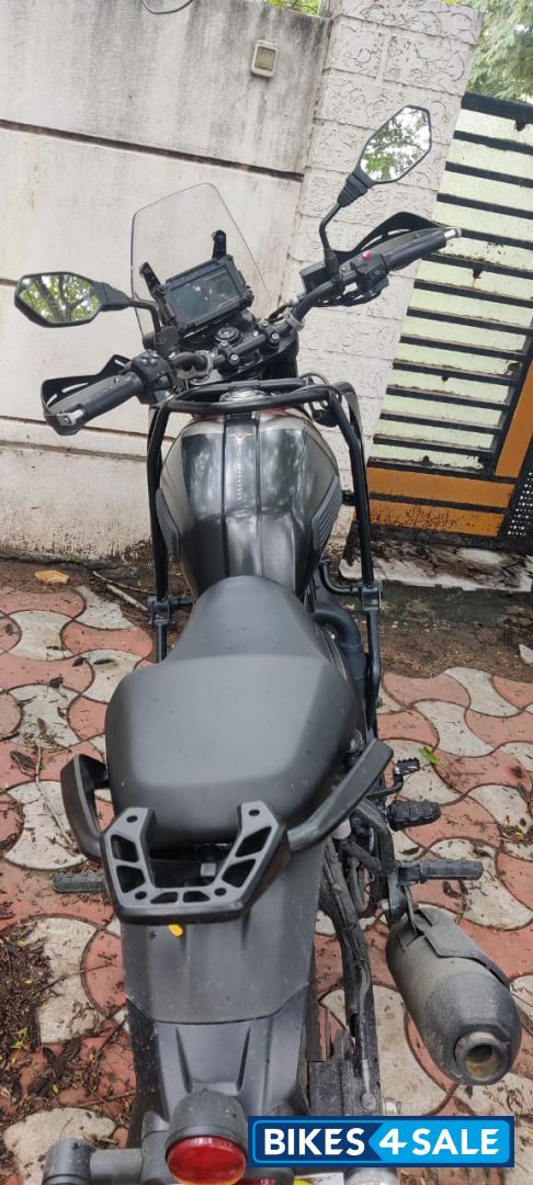 Black Yezdi Adventure Camo