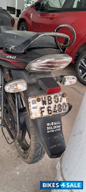 Black Red Bajaj Discover DTSi 150