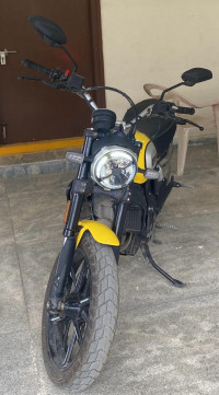 Yellow Ducati Scrambler Icon