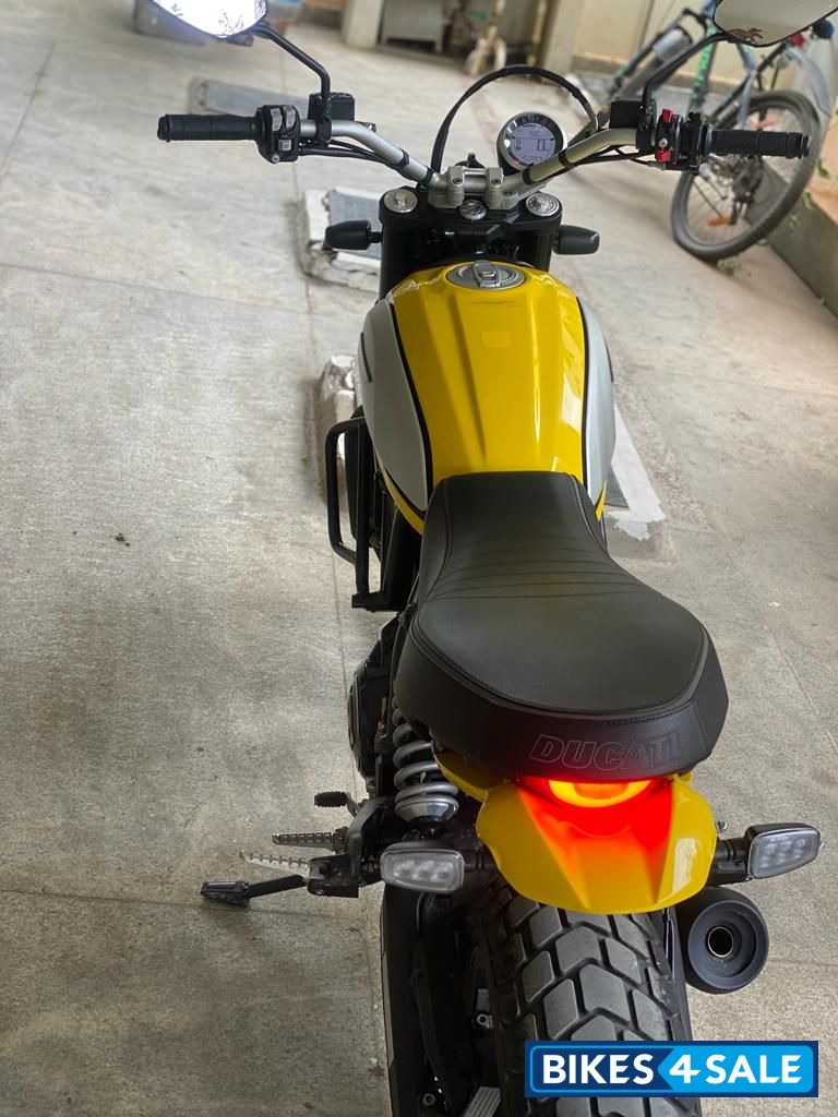 Yellow Ducati Scrambler Icon