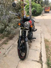 Red And Black Royal Enfield Thunderbird X 350