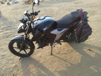 Black TVS Apache RTR 160 4V BS6