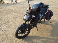 Black TVS Apache RTR 160 4V BS6