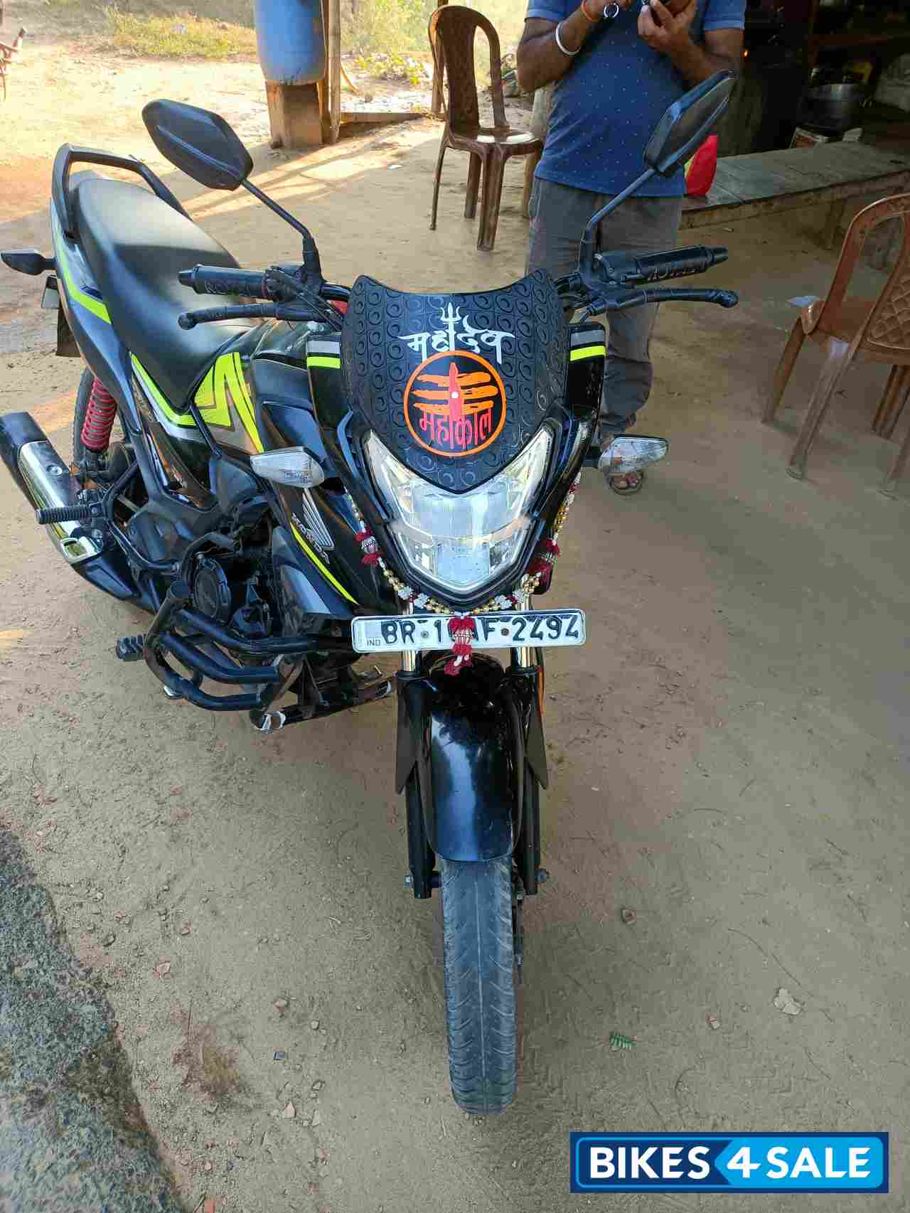 Black Green Honda SP 125 BSVI