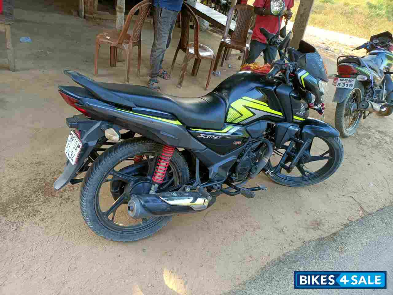 Black Green Honda SP 125 BSVI