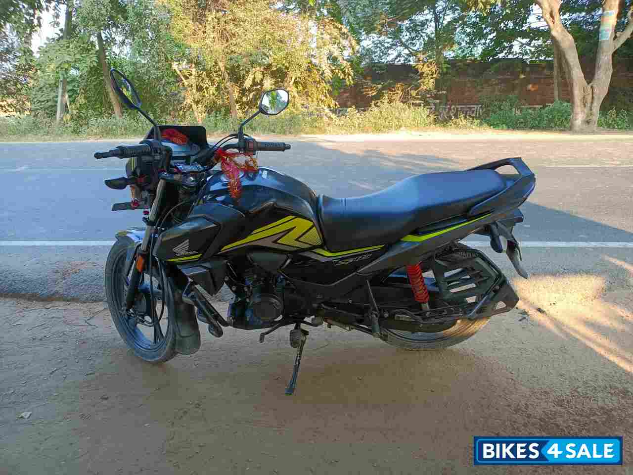 Black Green Honda SP 125 BSVI