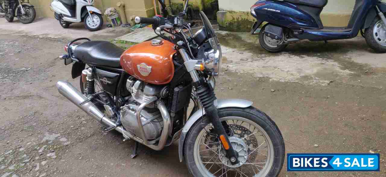Orange Crush Royal Enfield Interceptor 650 Twin