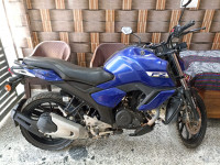 Blue Yamaha FZ-S FI V3