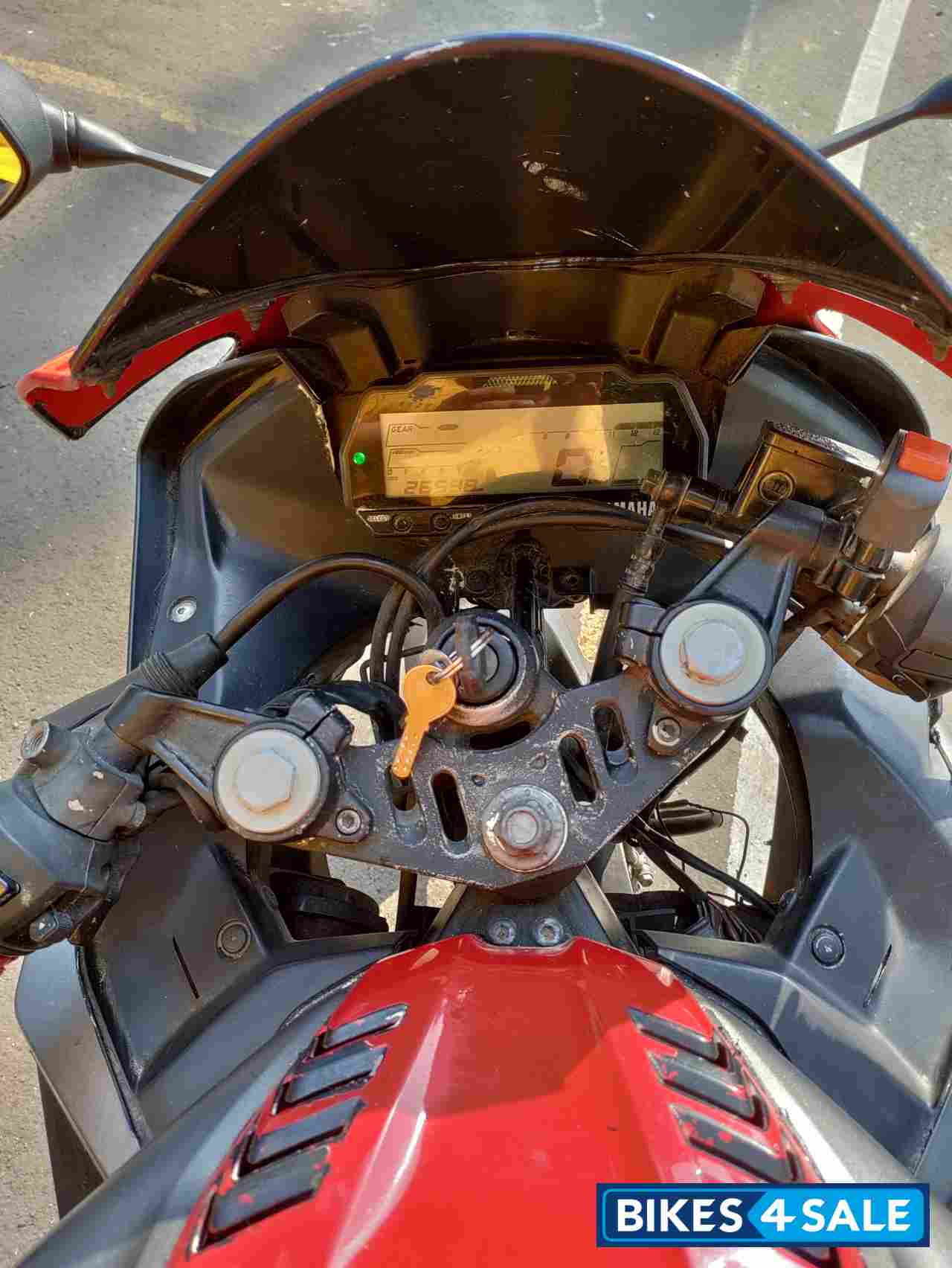 Grey Yamaha YZF R15 V3