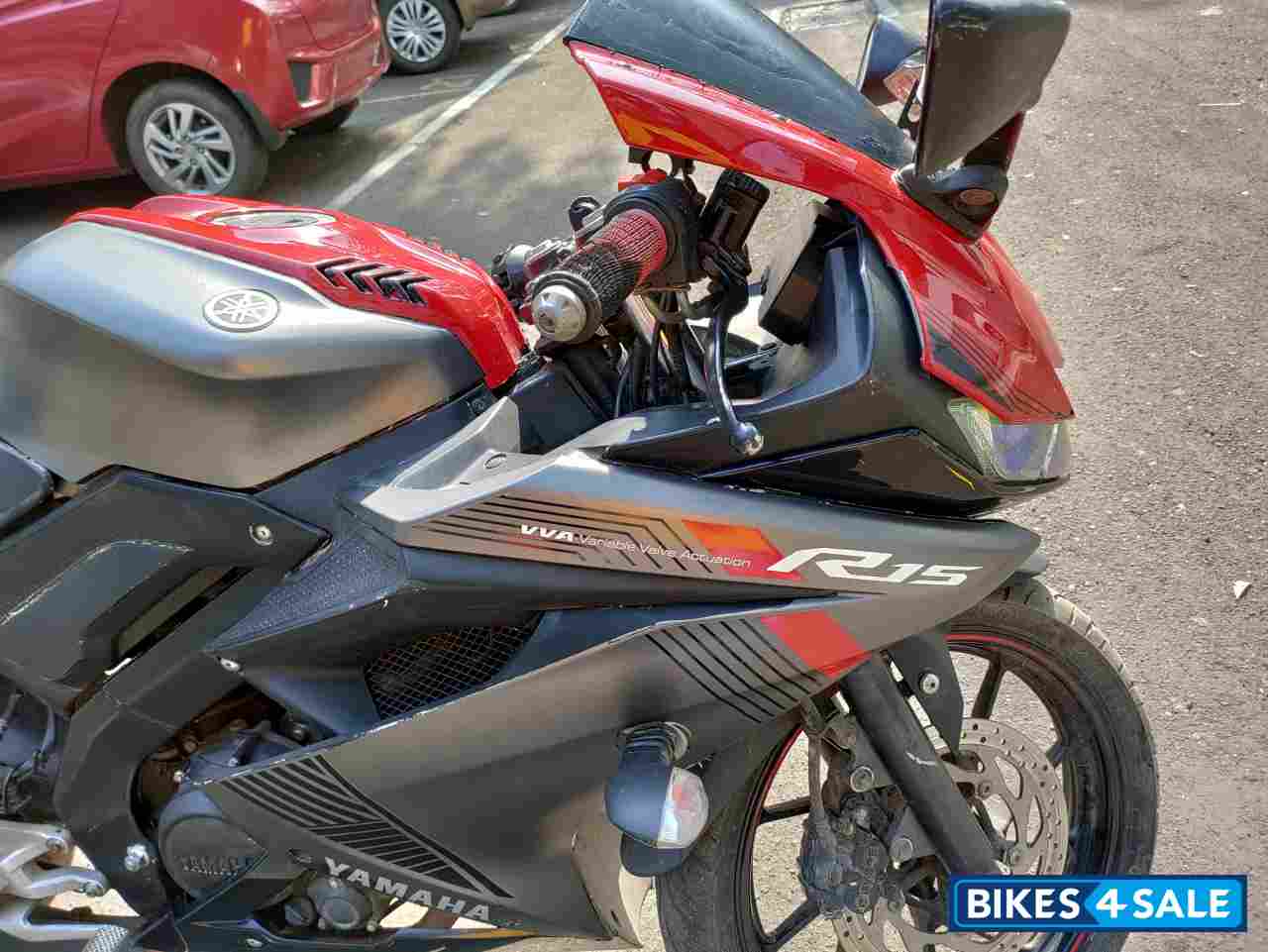 Grey Yamaha YZF R15 V3