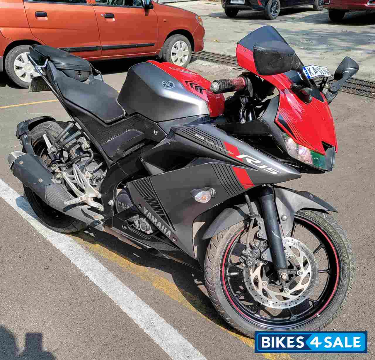 Grey Yamaha YZF R15 V3