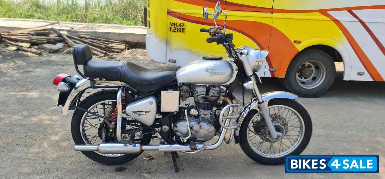 Grey Royal Enfield Bullet Electra