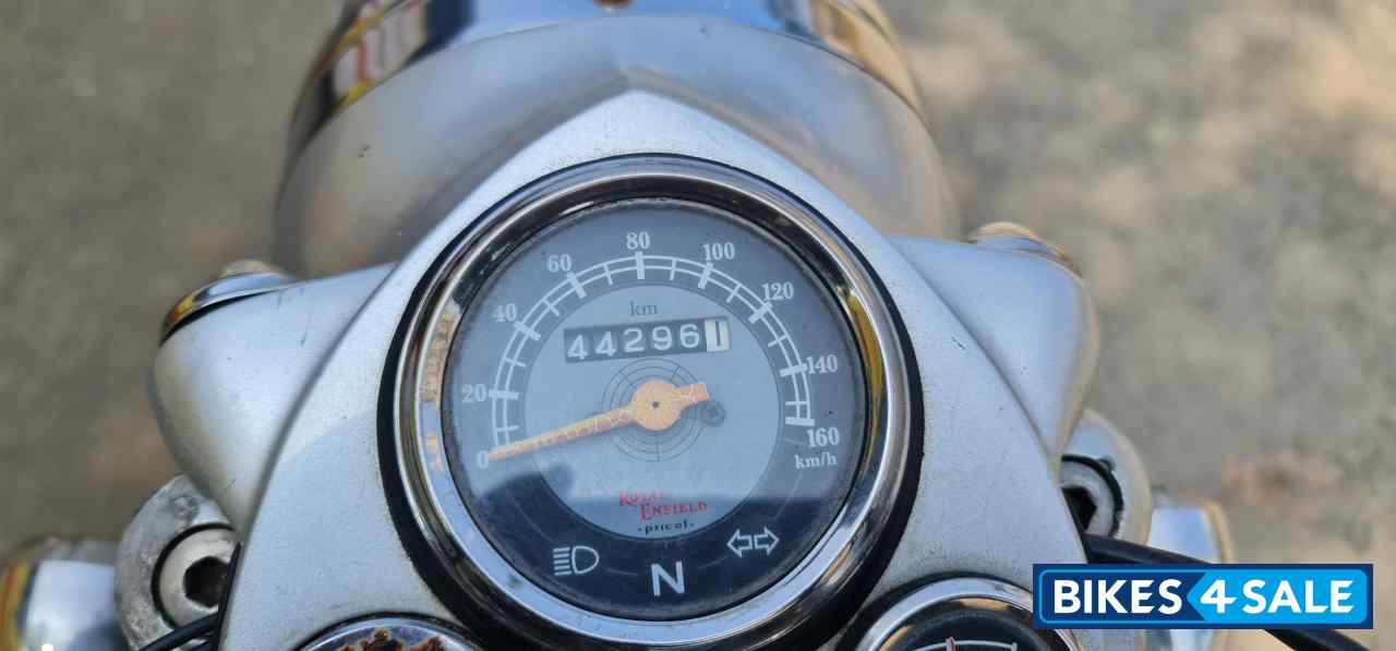 Grey Royal Enfield Bullet Electra