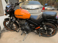 Orange Royal Enfield Thunderbird X 500