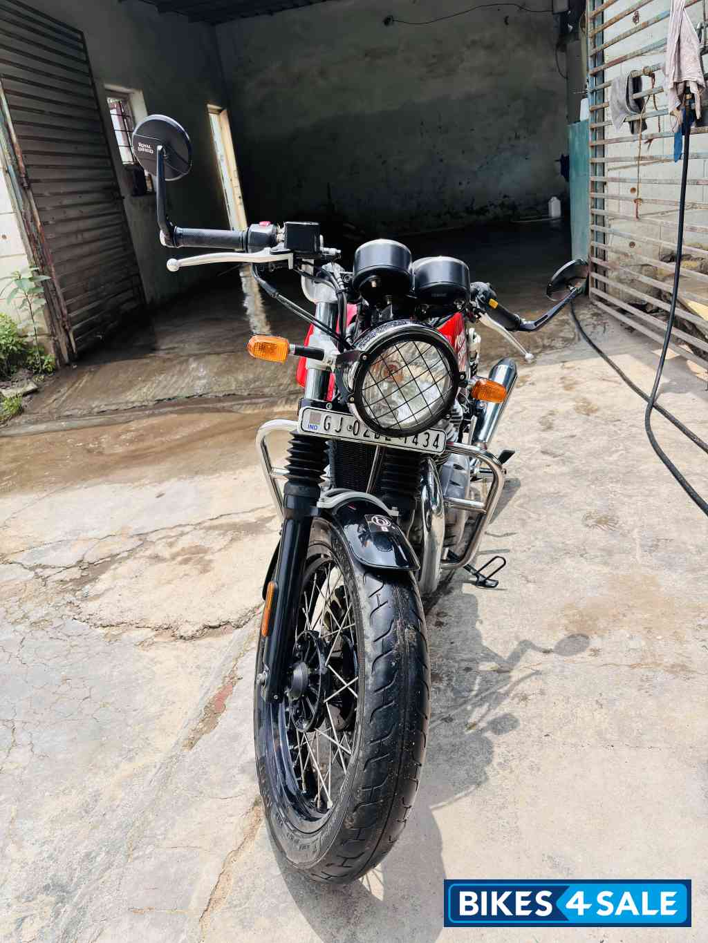 Red Royal Enfield Continental GT 650 Twin