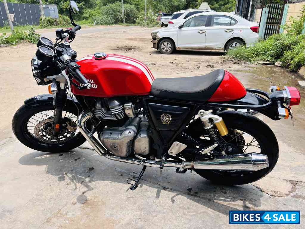 Red Royal Enfield Continental GT 650 Twin