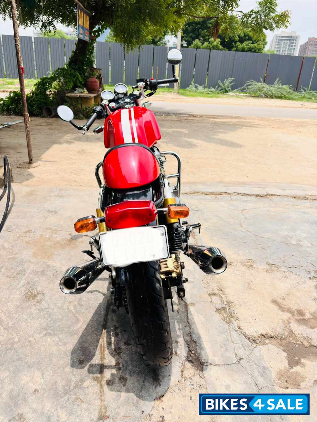Red Royal Enfield Continental GT 650 Twin