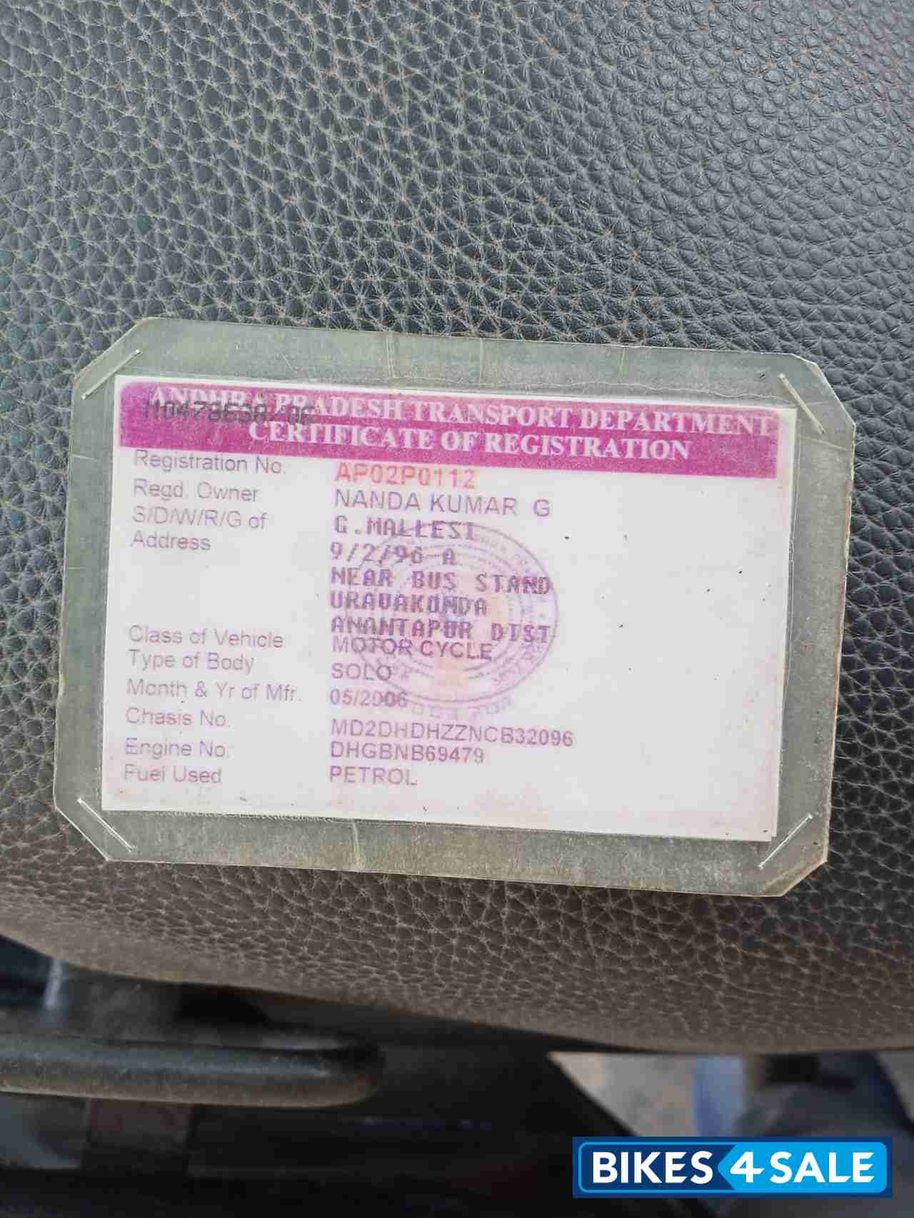 Black Bajaj Pulsar 150 DTSi