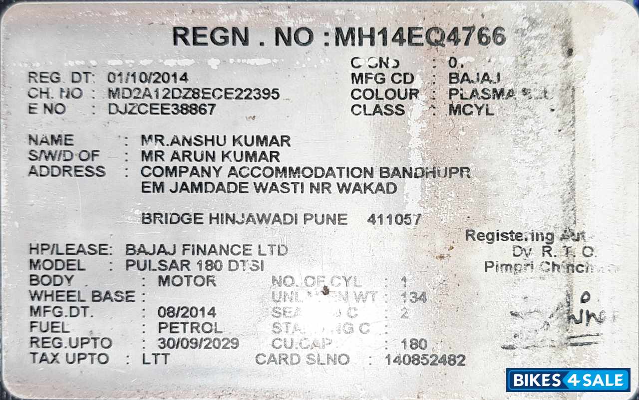 Bajaj Pulsar 180 DTSi