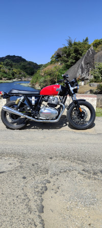 Ravishing Red Royal Enfield Interceptor 650 Twin