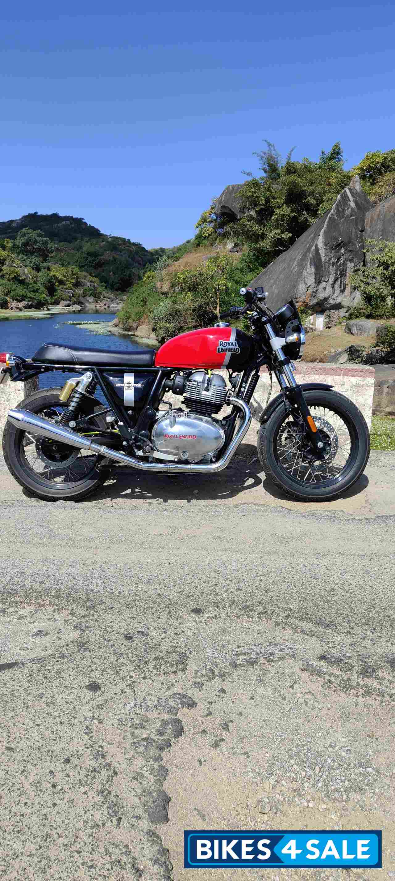 Ravishing Red Royal Enfield Interceptor 650 Twin