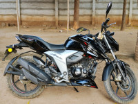 Black TVS Apache RTR 160 4V BS6