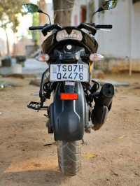 Black TVS Apache RTR 160 4V BS6