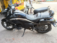 Black Suzuki Intruder 150 FI