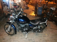 Blue Royal Enfield Thunderbird 350