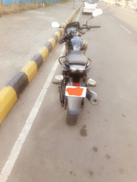 Blue/black Bajaj Pulsar 150 Twin Disc