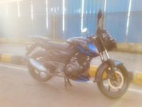 Blue/black Bajaj Pulsar 150 Twin Disc