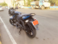 Blue/black Bajaj Pulsar 150 Twin Disc
