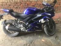 Blue Yamaha YZF R15 V3
