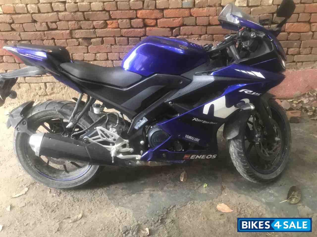 Blue Yamaha YZF R15 V3