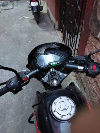 Ebony Black Solar Red Bajaj Pulsar 125 Neon BS6