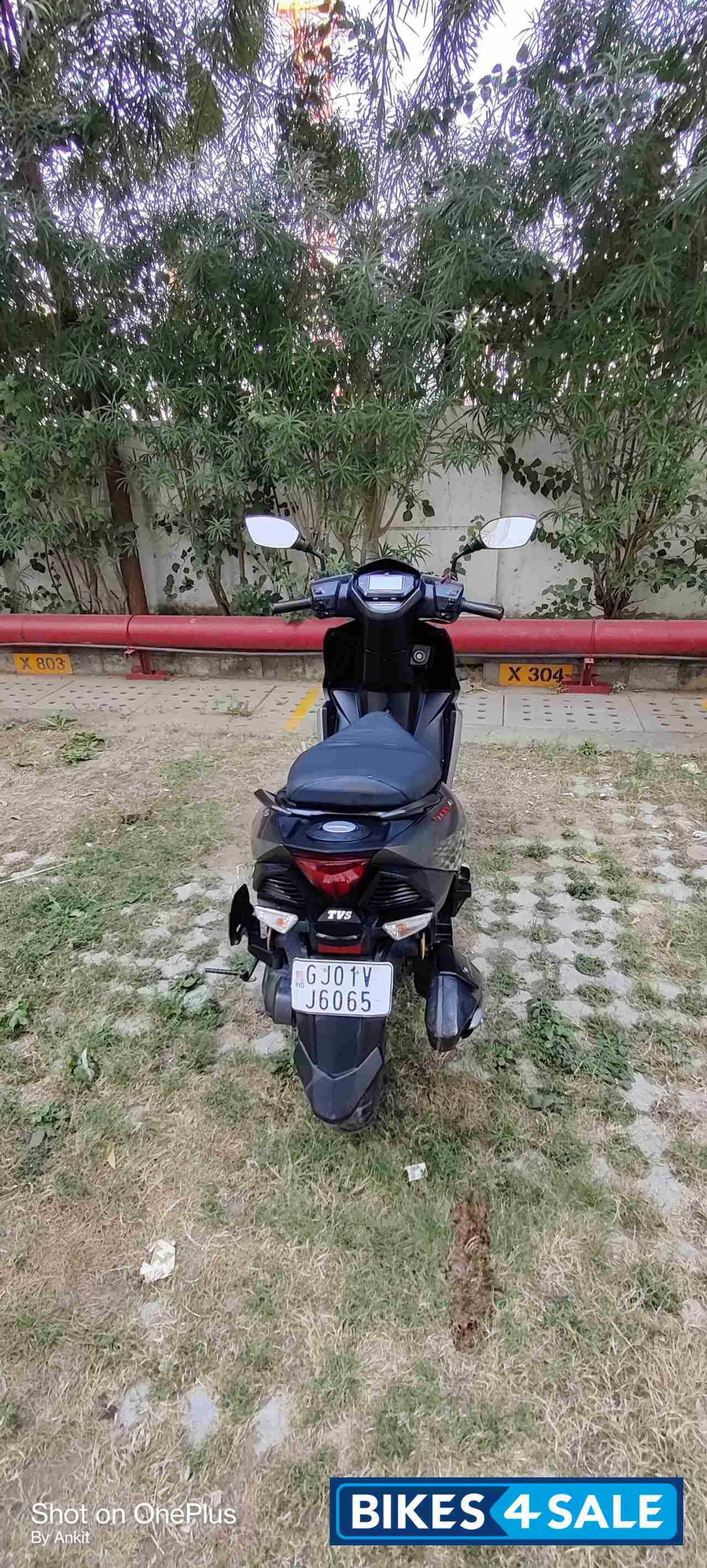 Black And Grey TVS NTORQ 125